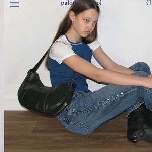 Paloma Wool big bean bag dark green NWT